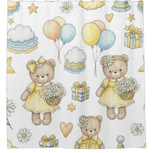 Teddy Bear Daisy Garden Pattern (16)