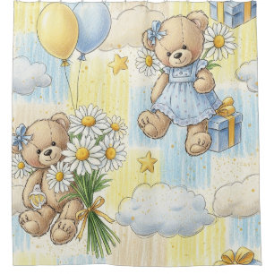 Teddy Bear Daisy Garden Pattern (2)