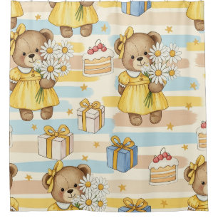 Teddy Bear Daisy Garden Pattern (5)
