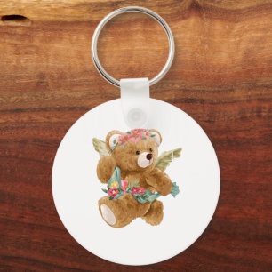 Teddy Bear Day - Celebrate Cuddles and Comfort! Keychain