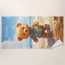Teddy Bear Design Piscine et serviettes de plage p