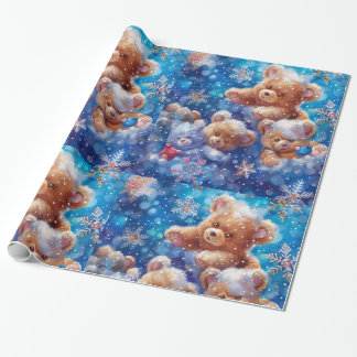 Teddy Bear Digital Art Wrapping Paper