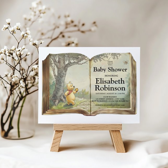 Teddy Bear Douche Invitation personnalisée (Créateur téléchargé)