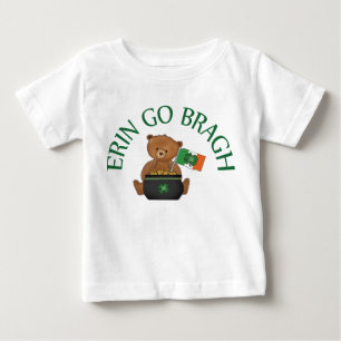 Teddy Bear Erin Go Bragh Baby T-Shirt