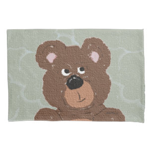 Teddy Bear Face Pillowcase