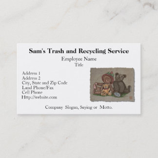 Teddy Bear Family Business Card