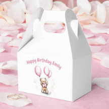 Teddy Bear Favour Boxes for Birthday