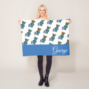 Teddy Bear Fleece Blanket