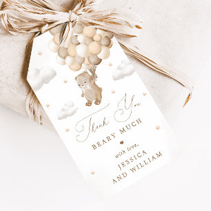 Teddy Bear Gender Neutral Baby Shower Gift Tags