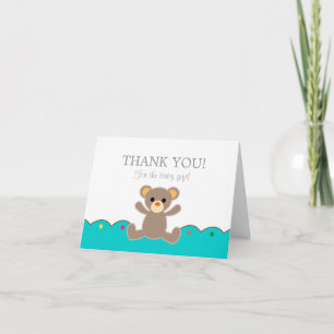Teddy Bear Genre Neutre Merci Cadeau bébé