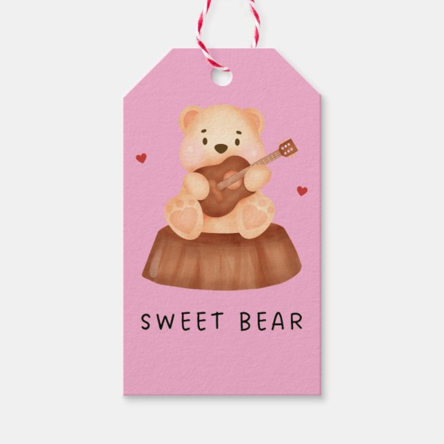 Teddy Bear Gift Tags (Front)