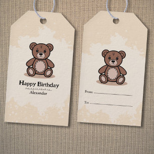 Teddy Bear Gift Tags