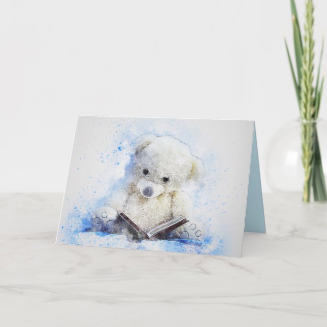 teddy bear greeting card (Front)