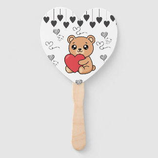 Teddy Bear Hand Fan