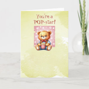 Teddy Bear Happy Birthday Greeting Card