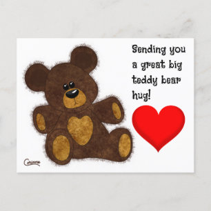 Teddy Bear Hug - Carte postale