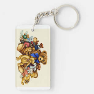 TEDDY BEAR HUGS KEYCHAIN Customize