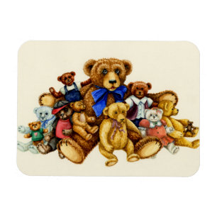 TEDDY BEAR HUGS MAGNET *Customize