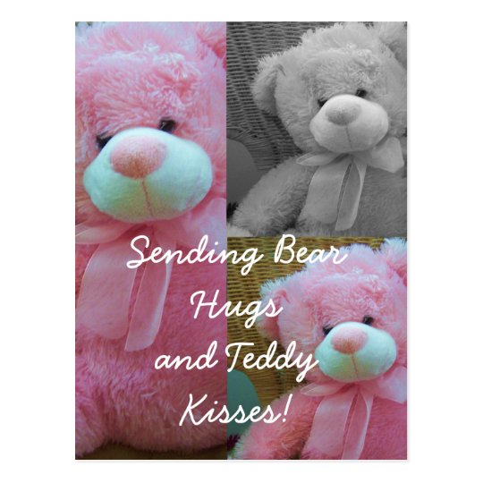Teddy bear hugs Postcard