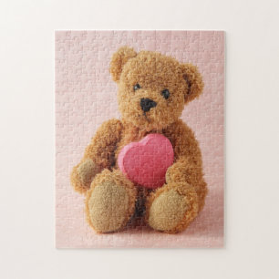 Teddy bear i luv u jigsaw puzzle