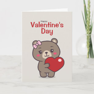 Teddy Bear Illustration Card