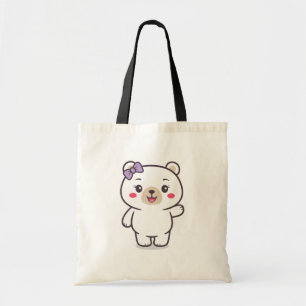 Teddy Bear Illustration Tote Bag