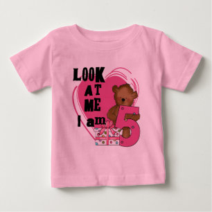 Teddy Bear I'm 5 Birthday T-shirts and Gifts
