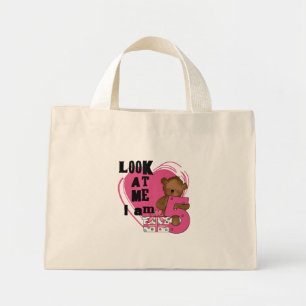 Teddy Bear I'm 5 Birthday T-shirts and Gifts Mini Tote Bag