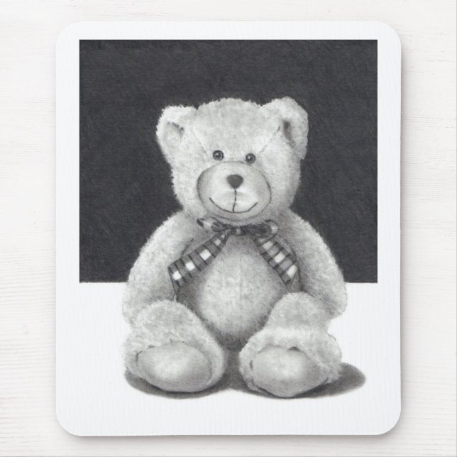 Teddy Bear in Pencil Mouse Pad (Front)