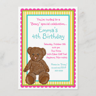 Teddy Bear Invitations