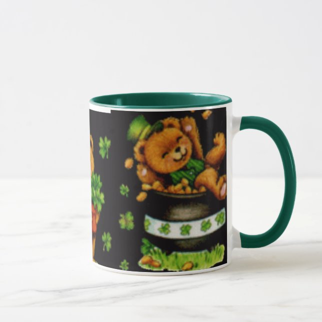 Teddy bear Irish Mug (Right)