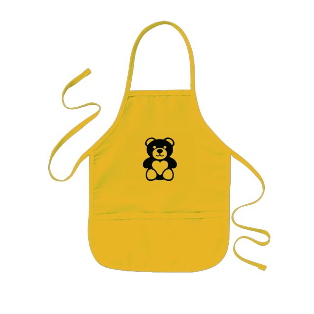 Teddy Bear  Kids Apron (Front)