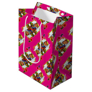 Teddy Bear King of Hearts Gift Bag