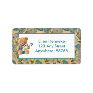 Teddy Bear Label