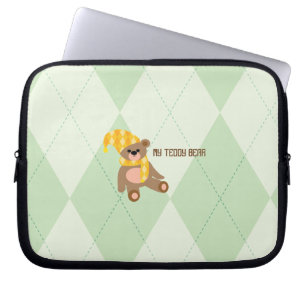 Teddy bear laptop sleeve