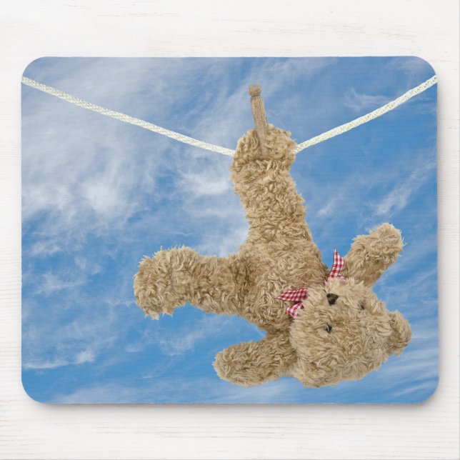 teddy bear laundry mouse pad (Front)