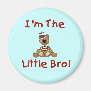 Teddy Bear Little Bro Tshirts and Gifts Magnet