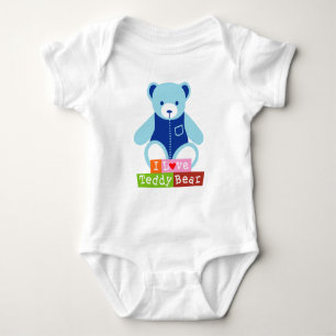 Teddy Bear Love Baby Bodysuit