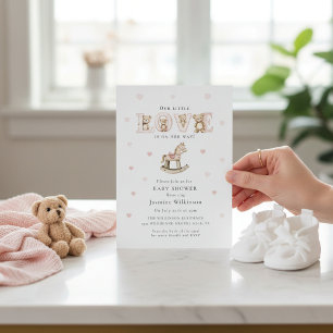 Teddy Bear Love Baby Shower Invitation
