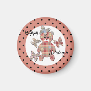 Teddy bear magnet
