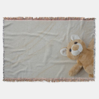 Teddy Bear Marble Throw Blaket