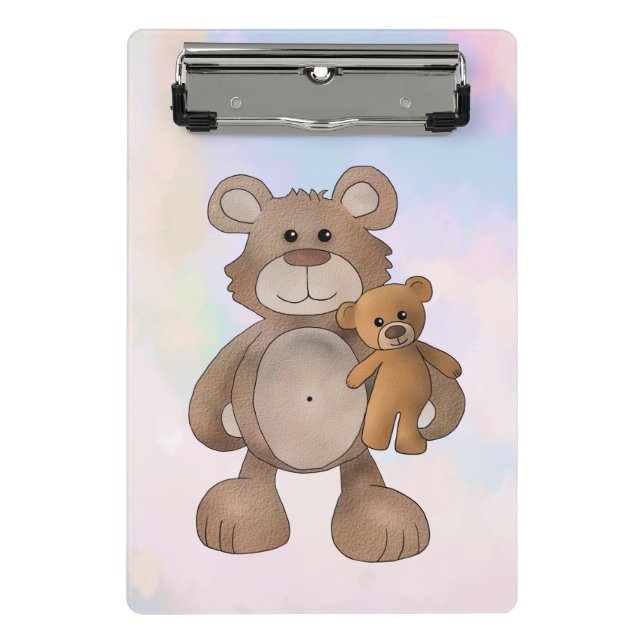 teddy bear mini clipboard (Front)