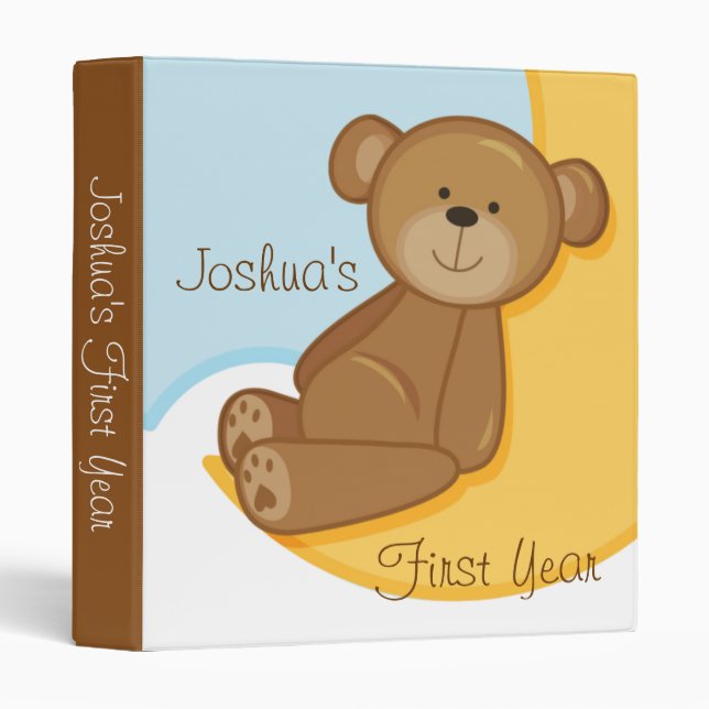 Teddy Bear Moon Binder (Front/Spine)