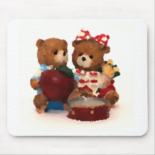 Teddy bear mouse pad