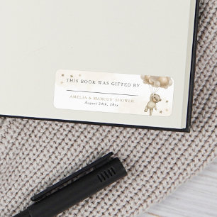 Teddy Bear Neutral Book Gifted By