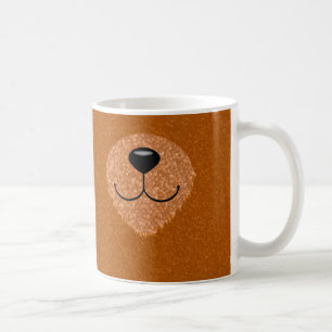 Teddy Bear Nose and Mouth Coffee Mug