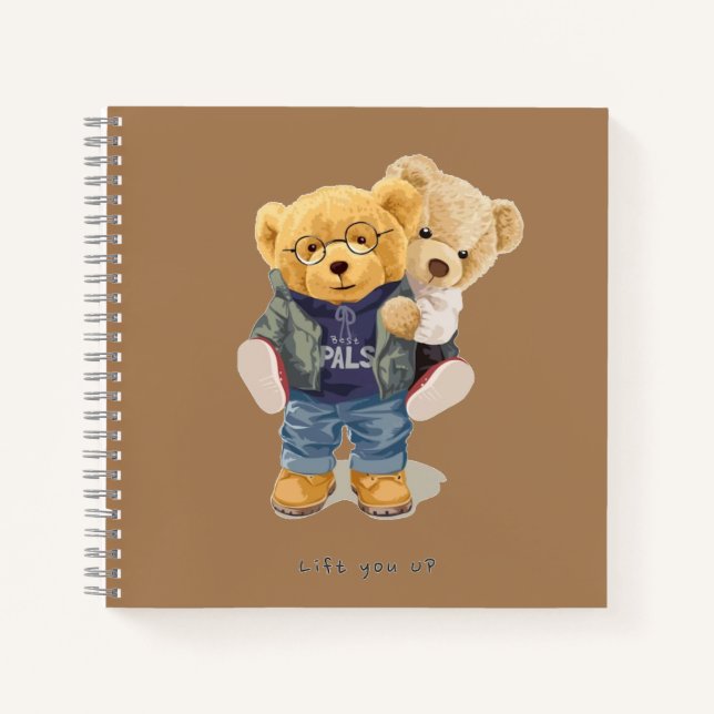 Teddy bear  notebook (Front)