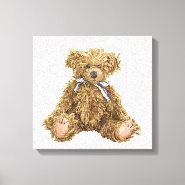 Teddy Bear Nursery Canvas Print (Front)