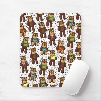 Teddy Bear pattern Mouse Pad