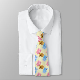Teddy Bear Pattern Tie